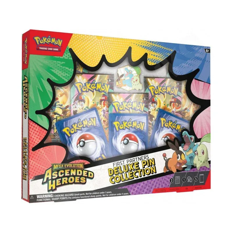 Pokémon TCG: Ascended Heroes – First Partners Deluxe Pin Collection
