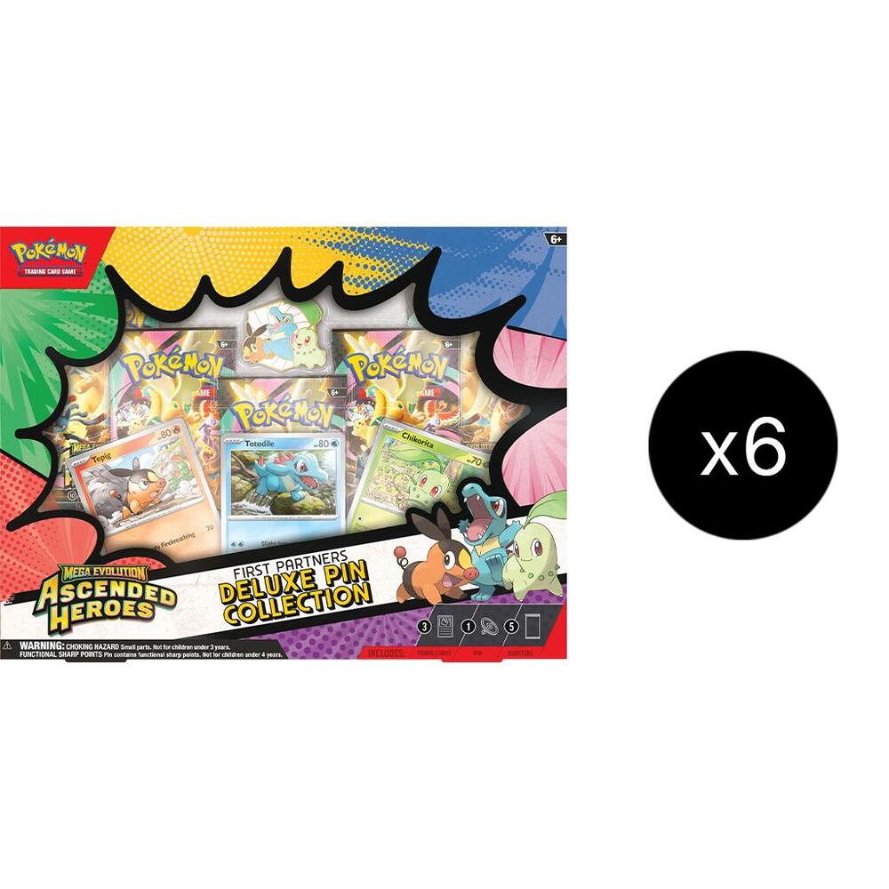 Pokémon TCG: Ascended Heroes - First Partners Deluxe Pin Collection Case